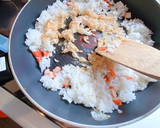 娘も作れる！超簡単！カニカマ炒飯作り方4写真
