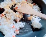 娘も作れる！超簡単！カニカマ炒飯作り方5写真