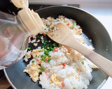 娘も作れる！超簡単！カニカマ炒飯作り方6写真