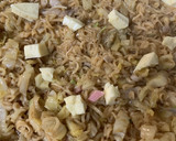 とろっと焼きちゃんぽん風のインスタント麺作り方5写真