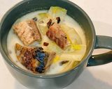 【節約】サバ缶と白菜のクリームスープ作り方4写真