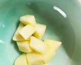 レンジじゃがいもひき肉林檎入りシチュー丼作り方4写真