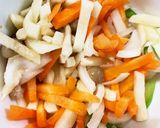 レンジじゃがいもひき肉林檎入りシチュー丼作り方12写真