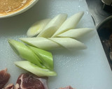 豚かしら肉と焦がしネギの味噌炒め作り方3写真