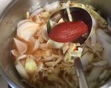 ずぼら、野菜ぶっ込み！ミネストローネ作り方1写真