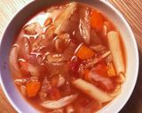 ずぼら、野菜ぶっ込み！ミネストローネ作り方3写真
