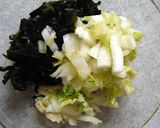 白菜・生ワカメのナムル♪シャキシャキ♪作り方4写真
