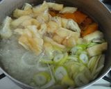 かぼちゃ・大根おろしの味噌汁♪作り方4写真