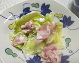 キャベツとベーコンの重ね煮サラダ♪作り方5写真