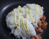 簡単☆パスタソースdeガーリックライス作り方3写真