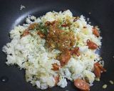 簡単☆パスタソースdeガーリックライス作り方5写真