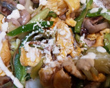 朝食に♪卵とウインナーの野菜炒め☆作り方5写真