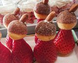 リトルミイ苺ショートケーキグラスデザート作り方10写真