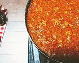 ストーブで煮込むミートソーススパゲティ作り方5写真
