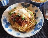 ストーブで煮込むミートソーススパゲティ作り方7写真