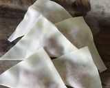 チュル旨【たれ掛け雲呑】汁なしワンタン作り方2写真
