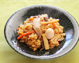 うずら卵入り 中華おこわ風炊き込みご飯作り方10写真