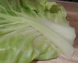 旬の春キャベツを使った和風ロールキャベツ作り方2写真