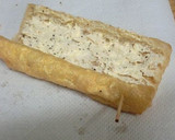 源氏パイ風♪油揚げのマヨチーズロール焼き作り方2写真