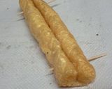 源氏パイ風♪油揚げのマヨチーズロール焼き作り方3写真