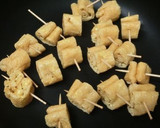 源氏パイ風♪油揚げのマヨチーズロール焼き作り方6写真
