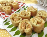 源氏パイ風♪油揚げのマヨチーズロール焼き作り方7写真