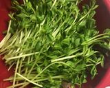簡単！レンジだけで豆苗ともやしの豚肉蒸し作り方2写真