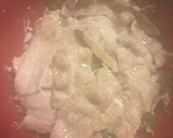 簡単！レンジだけで豆苗ともやしの豚肉蒸し作り方4写真