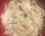 簡単！レンジだけで豆苗ともやしの豚肉蒸し作り方5写真