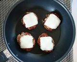 豚こまケチャップで簡単チーズハンバーグ。作り方6写真