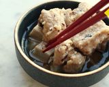 【中華料理】愛される蒸し骨付き豚肉と里芋作り方9写真