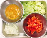 野菜スクランブルエッグ作り方1写真