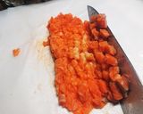 超簡単＆絶品！味噌マヨDE叩きサーモン♪作り方3写真