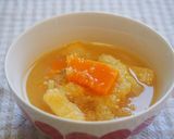 かぼちゃ・大根おろしの味噌汁♪作り方6写真