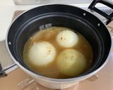 簡単おつまみ☆新玉ねぎの丸ごと煮作り方2写真