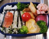 海苔だけ頑張ろう、簡単ブランコ弁当♪作り方9写真