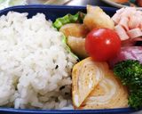 海苔だけ頑張ろう、簡単ブランコ弁当♪作り方2写真
