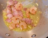 海老とベーコンのトマトクリームパスタ作り方4写真