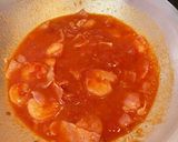 海老とベーコンのトマトクリームパスタ作り方7写真