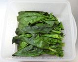 レンジ☆ほうれん草とカニカマの酢みそ和え作り方5写真