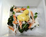 レンジ☆ほうれん草とカニカマの酢みそ和え作り方9写真