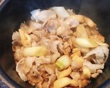 炒め豚バラネギで美味簡単♡つけ麺うどん♡作り方3写真