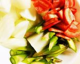 春野菜の豆乳スープ作り方1写真