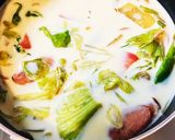 春野菜の豆乳スープ作り方7写真