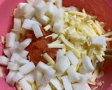 メンタイモチーズお好み焼き作り方5写真