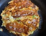 キムチーズお好み焼き作り方8写真