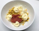 おすすめ♪卵とコーン入りタラモサラダ作り方3写真