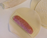 ウインナーちくわ巻き・餃子皮巻き作り方3写真