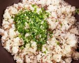 合挽き肉のニンニクチャーハン作り方4写真