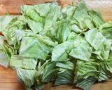 鶏もも肉とキャベツのバター醤油炒め作り方1写真